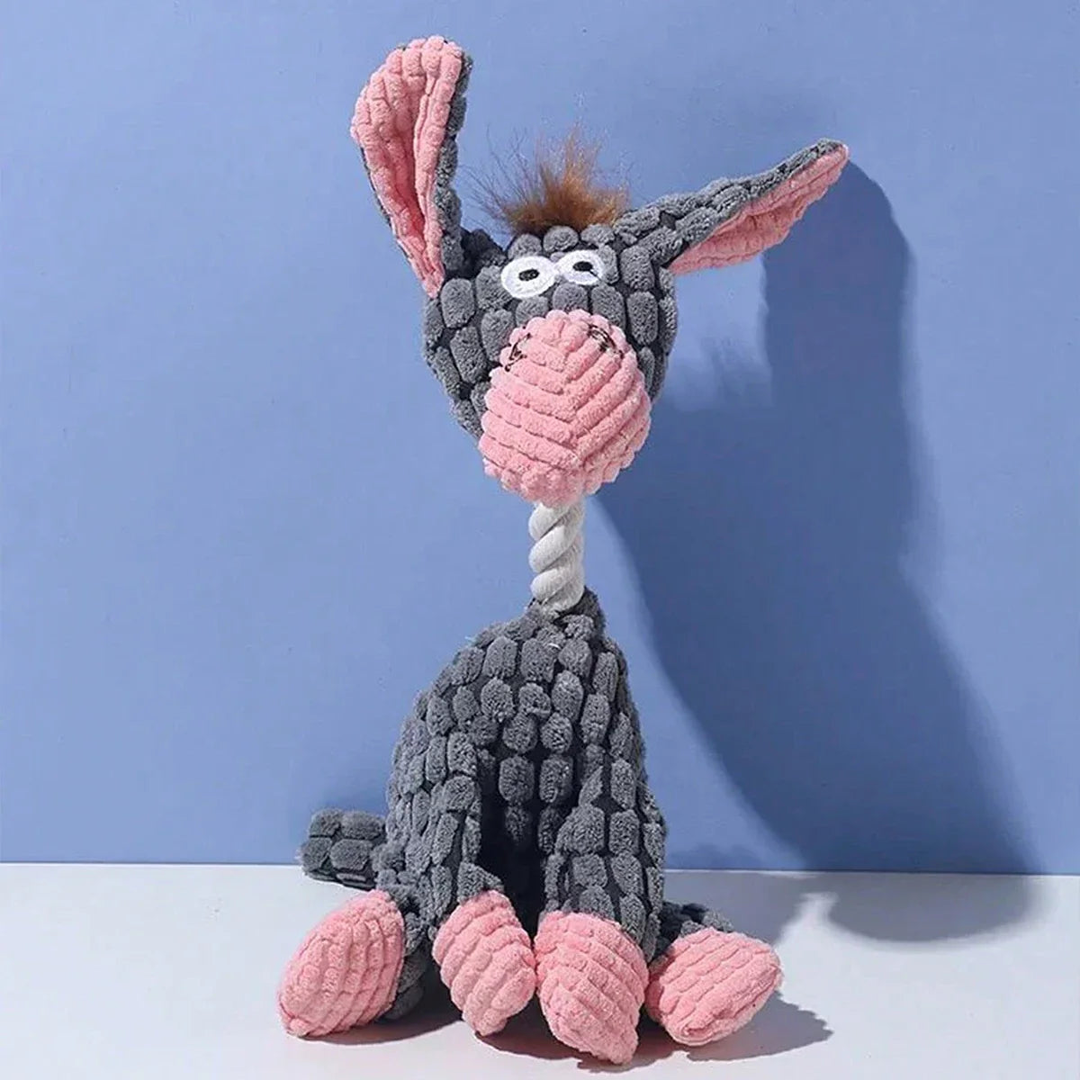 Cute Donkey Squeaky Dog Toy