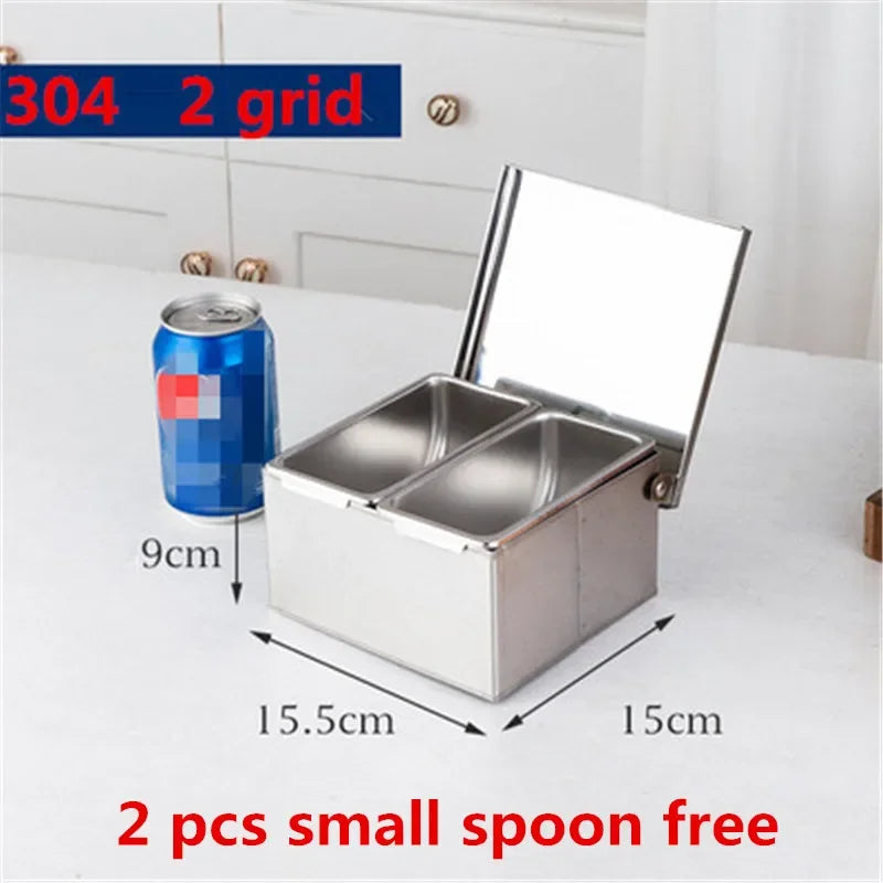 Stainless Steel Seasoning Box