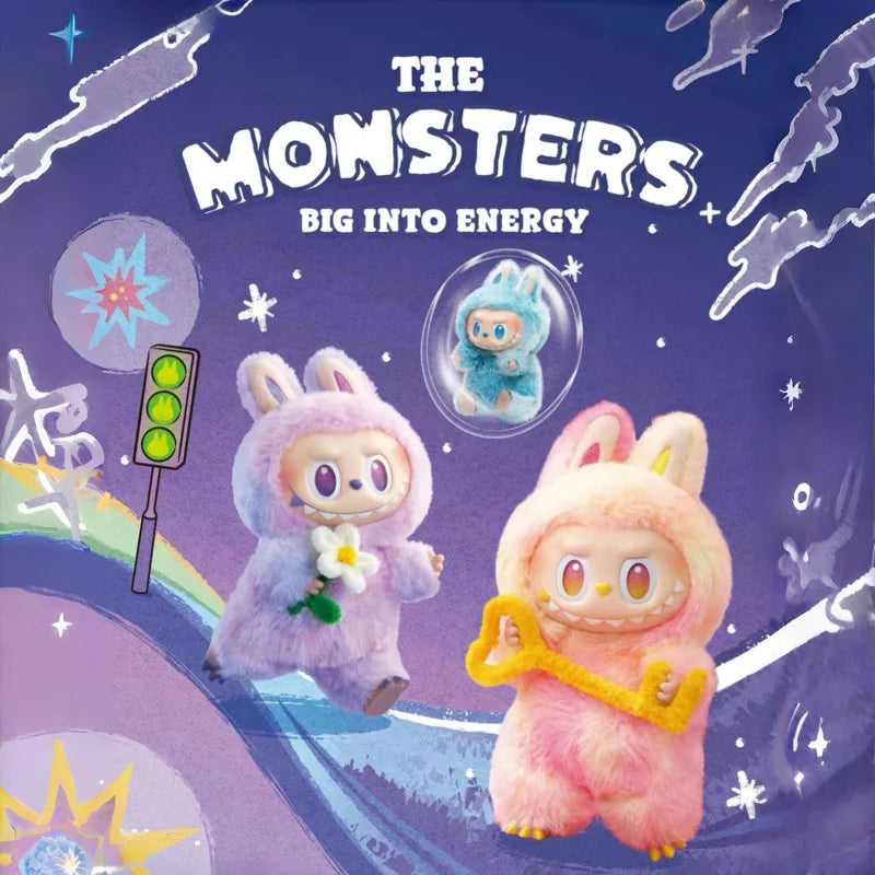 Labubu V3 Heartbeat Macaron Statue