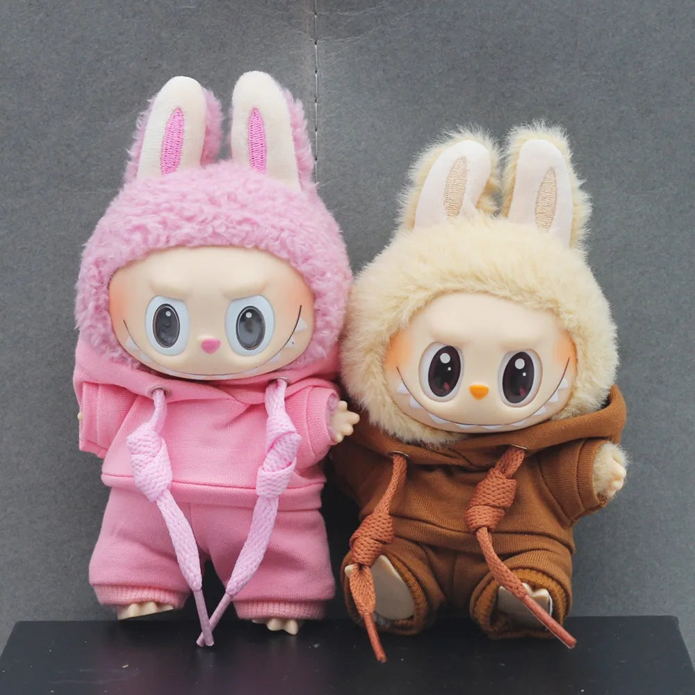 Labubu Denim Shorts Outfit Set