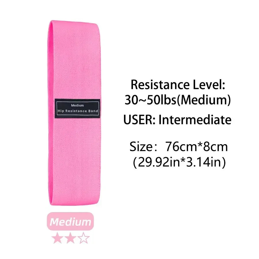 Fabric Resistance Hip Booty Bands