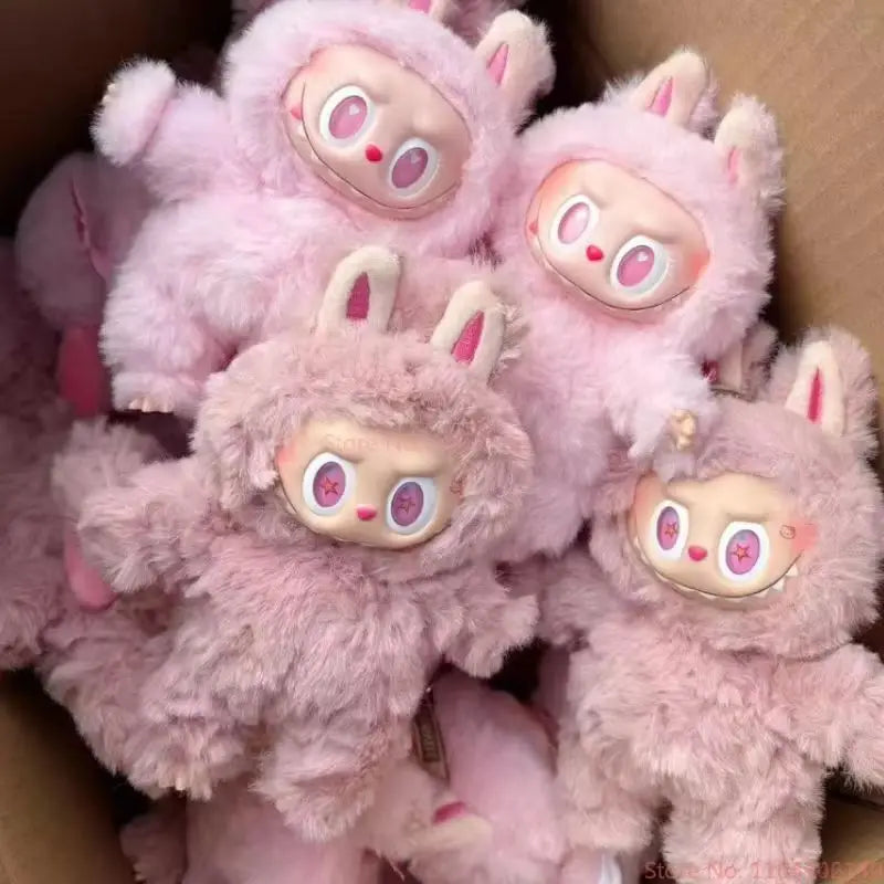 2025 Pink Angel Labubu Replica Doll