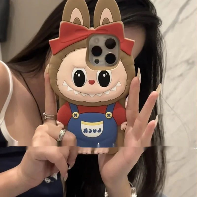 Cute Cartoon Silicone iPhone Toy Doll