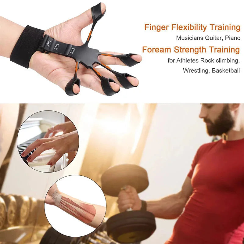 Silicone Finger Trainer Strengthener