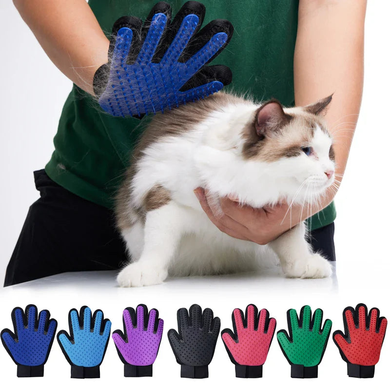 Pet Grooming Deshedding Hair Glove