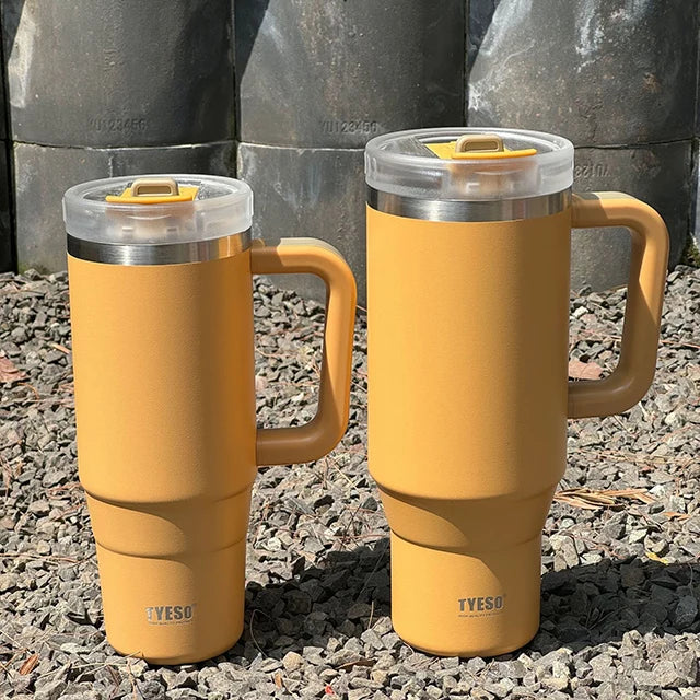Tyeso 40oz With Handle Straw Tumbler