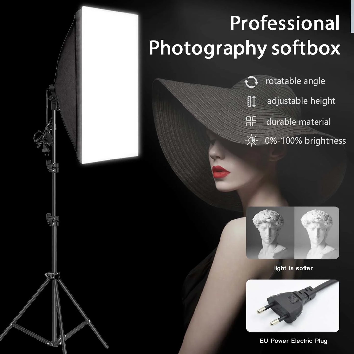 Professional Softbox Lighting Kit