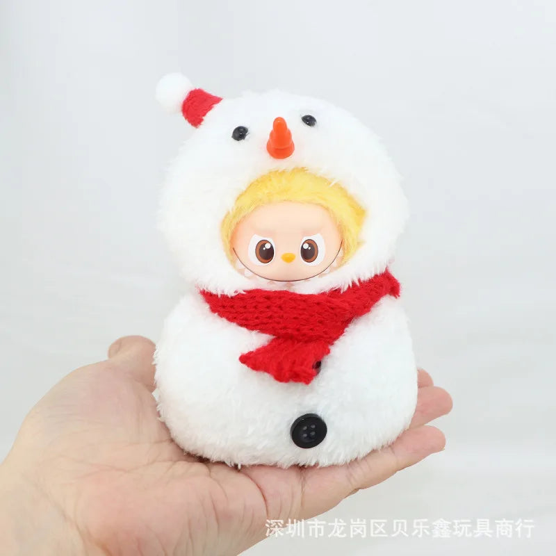 Labubu Christmas Snowman Outfit Set
