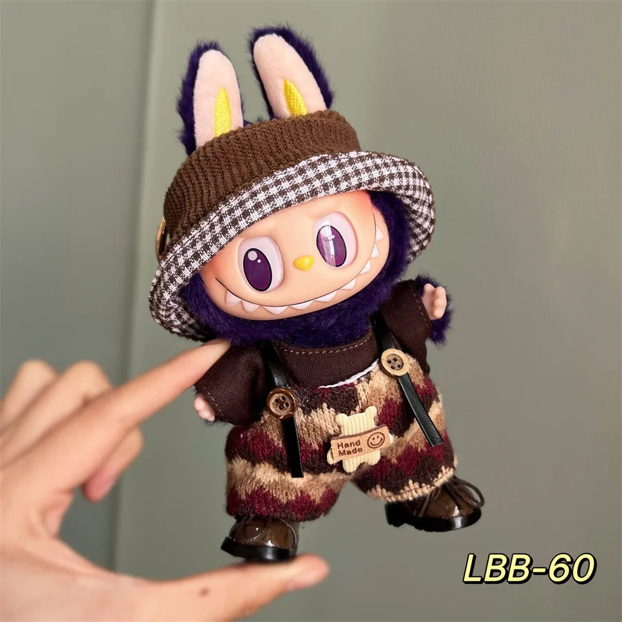 Labubu Mini Doll Clothes Set
