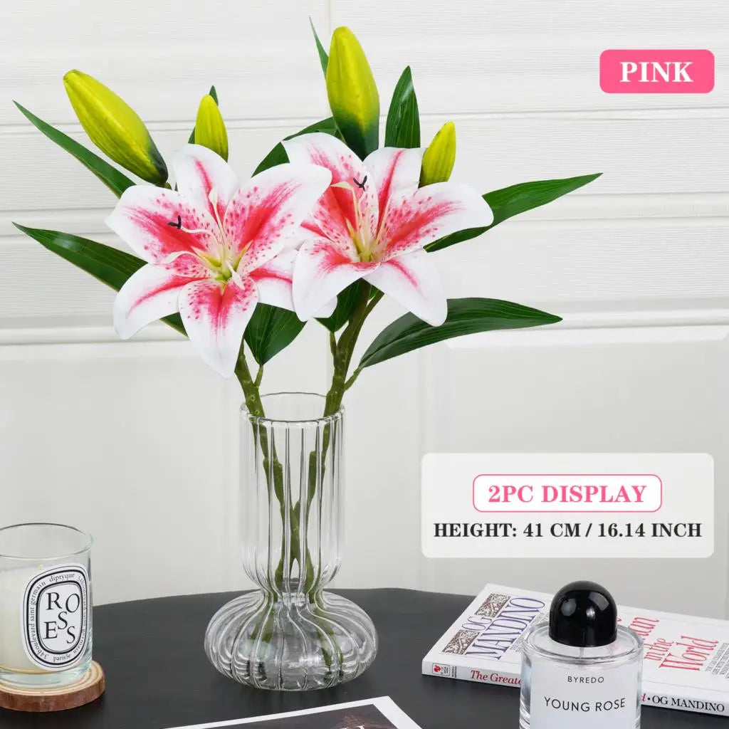 Artificial Silk Lily Bouquet