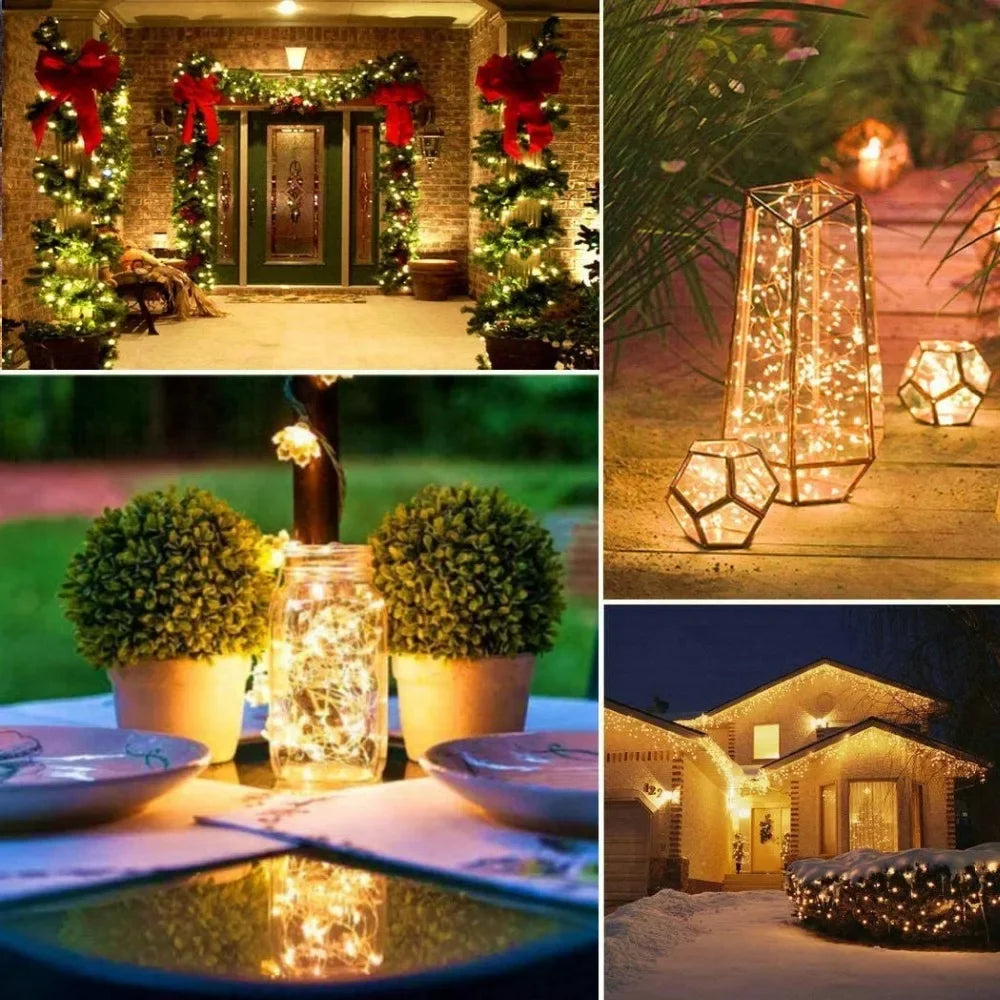Waterproof Solar LED String Lights