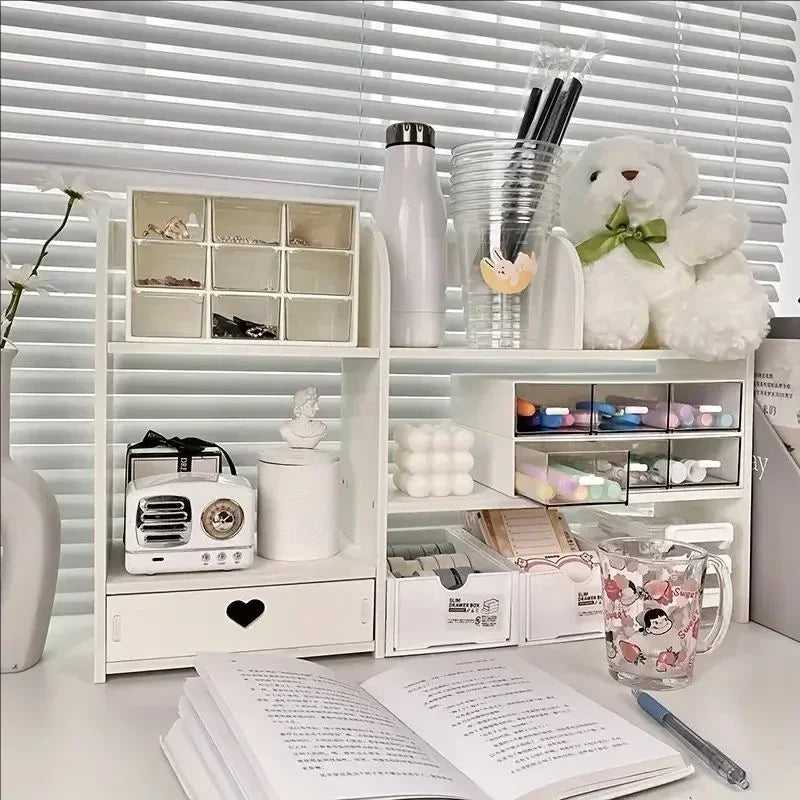 Double-Layer Desktop Organizer Rack