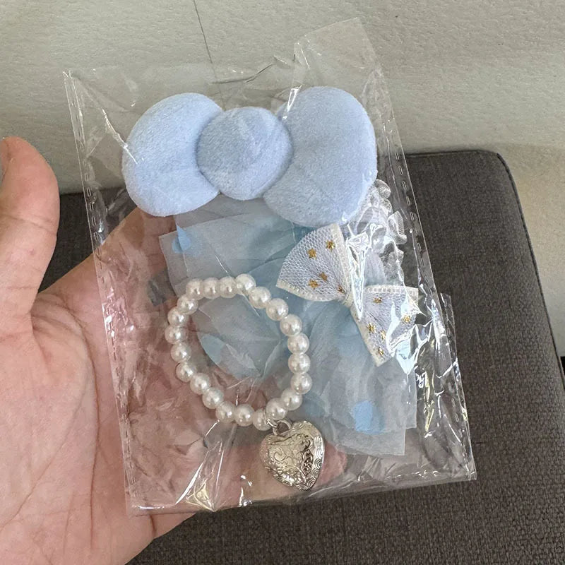 Labubu Yarn Skirt Accessory Set