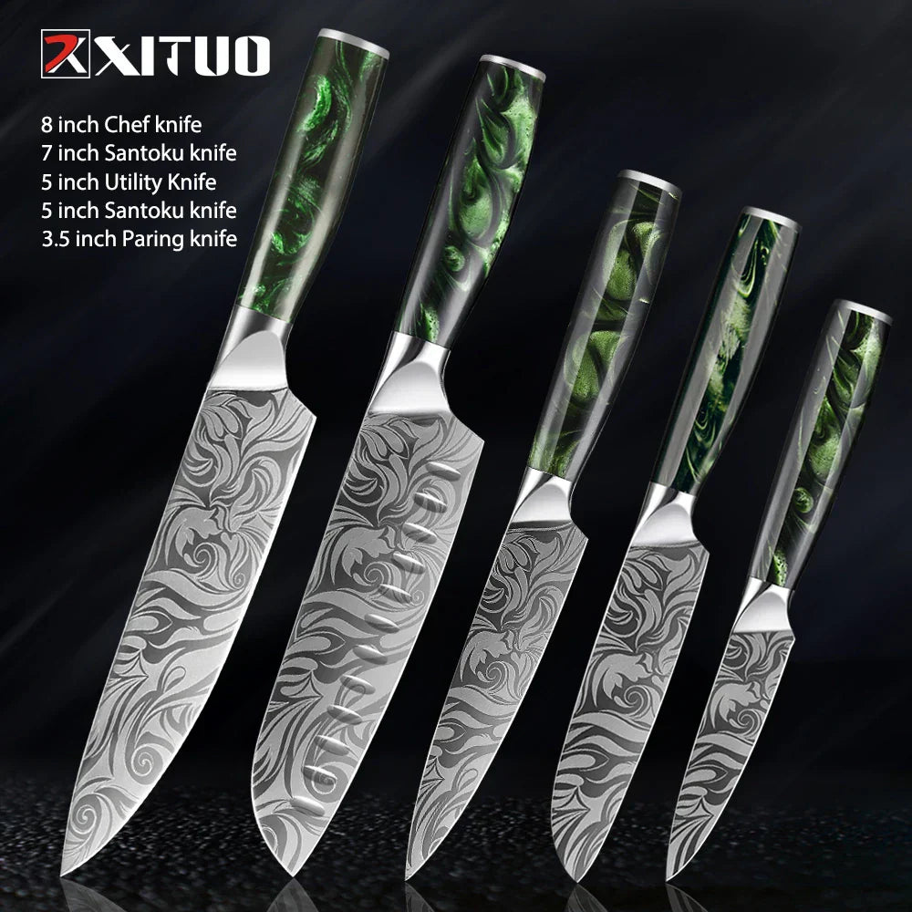 XITUO Stainless Steel Knife Set
