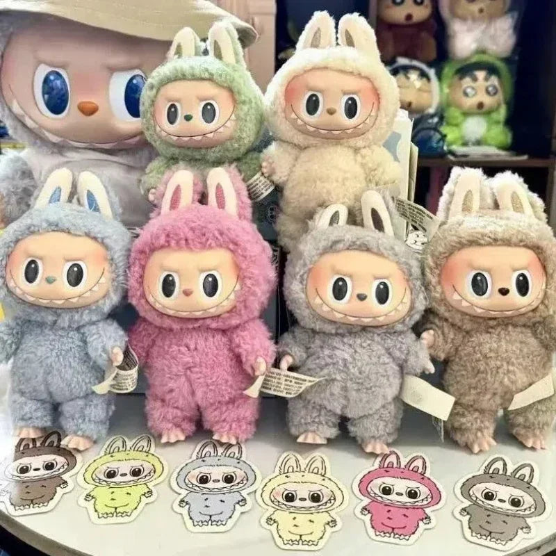 1:1 Quality Labubu Blind Box Monster Series Keychain