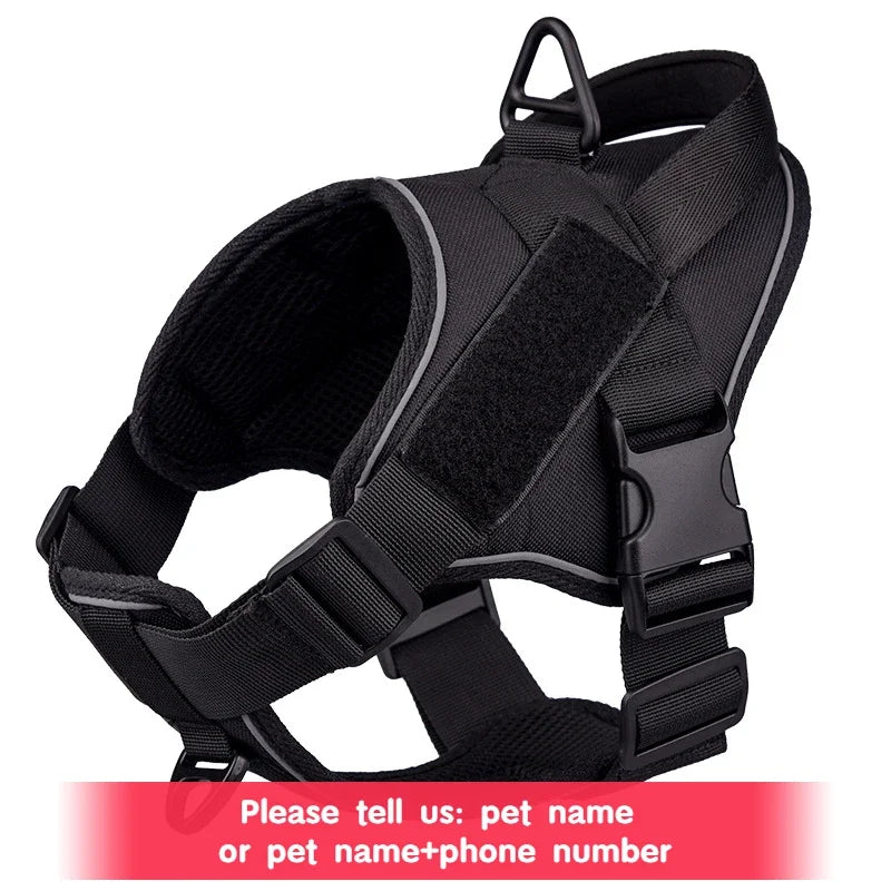 Custom Tactical No-Pull Harness