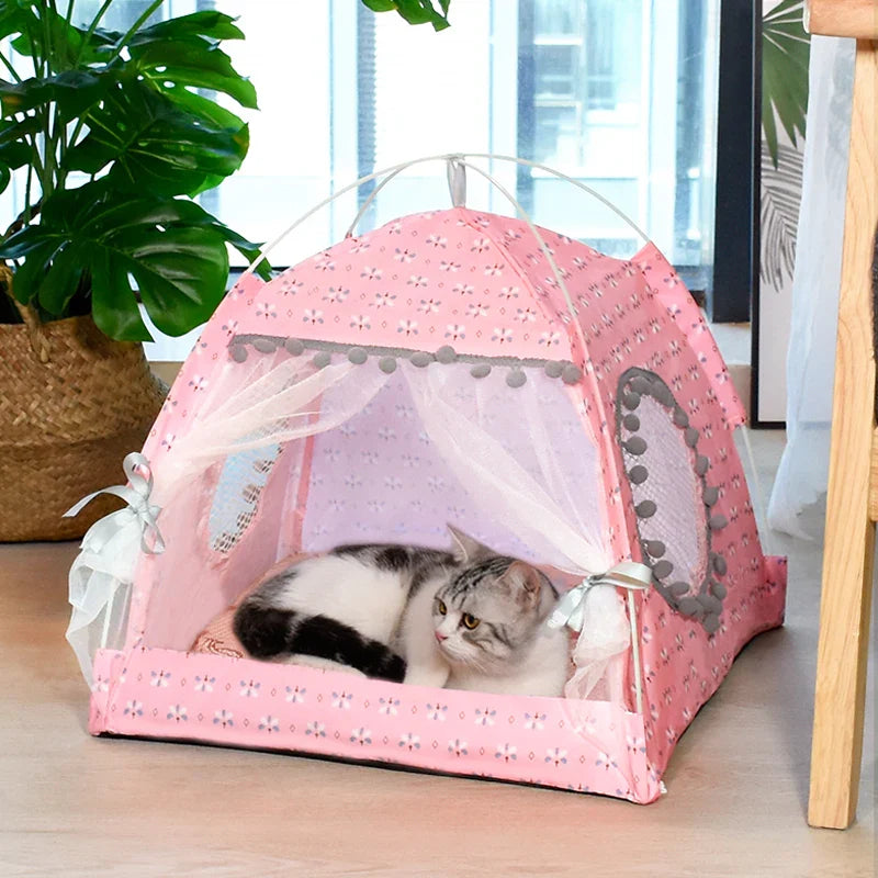 booteely Cat & Dog Flower Tent
