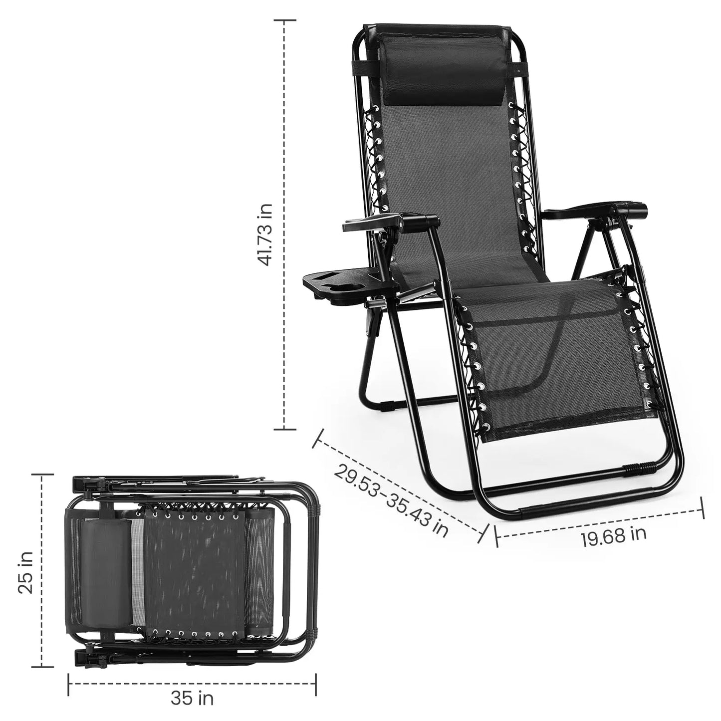JHK Zero Gravity Recliner Chairs