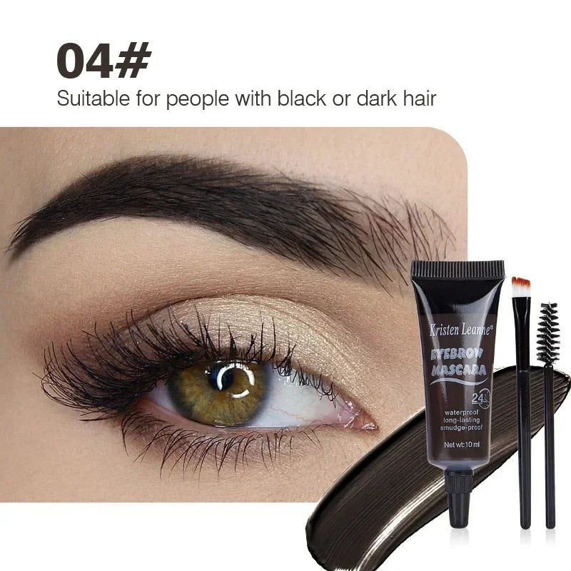 4-Color Waterproof Eyebrow Cream