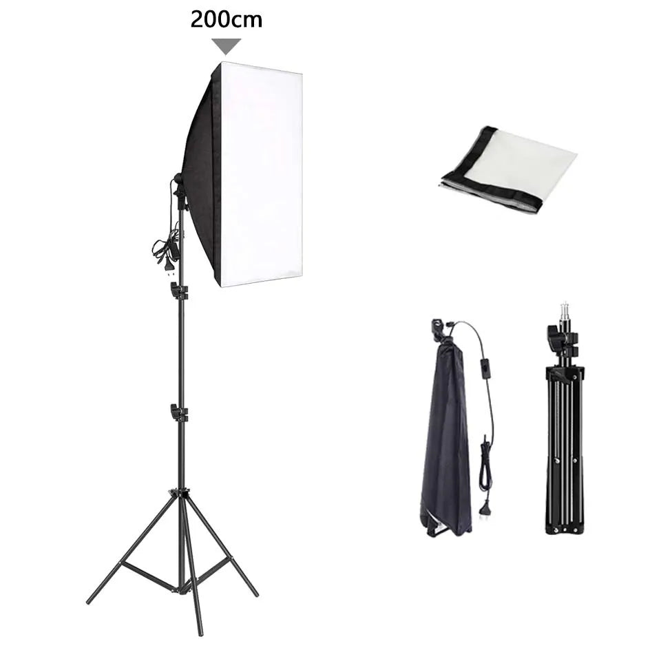 Professional Softbox Lighting Kit