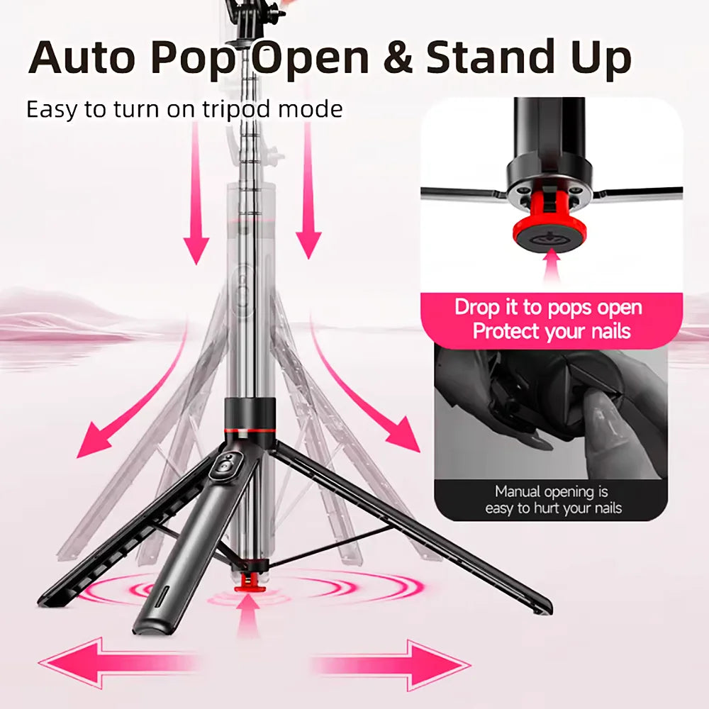 BSLIUFANG Auto Pop Tripod
