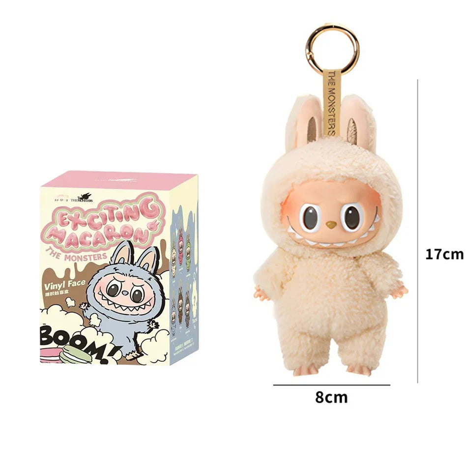 Pop Mart Labubu Monsters Batimento Cardíaco Macaron Pendant