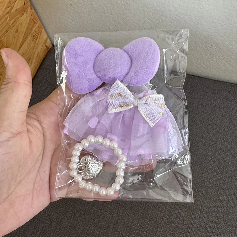 Labubu Yarn Skirt Accessory Set