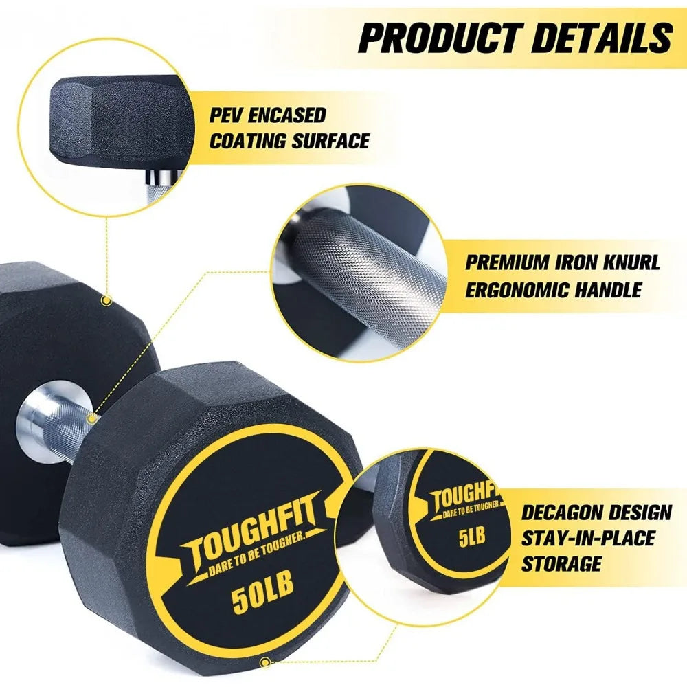 5-20lbs Dumbbell Set with Rack