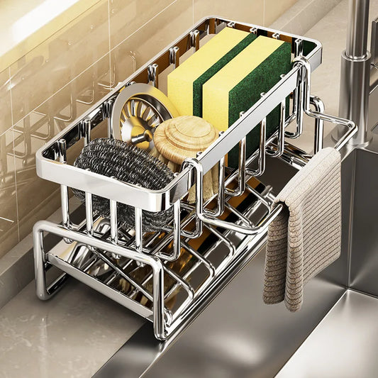 Large Capacity Kitchen Sponge Rack