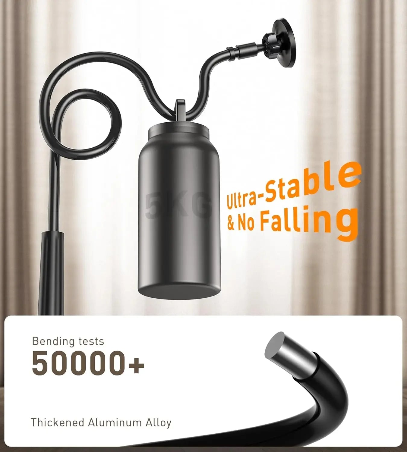 HAOOS Magnetic Gooseneck Phone Stand