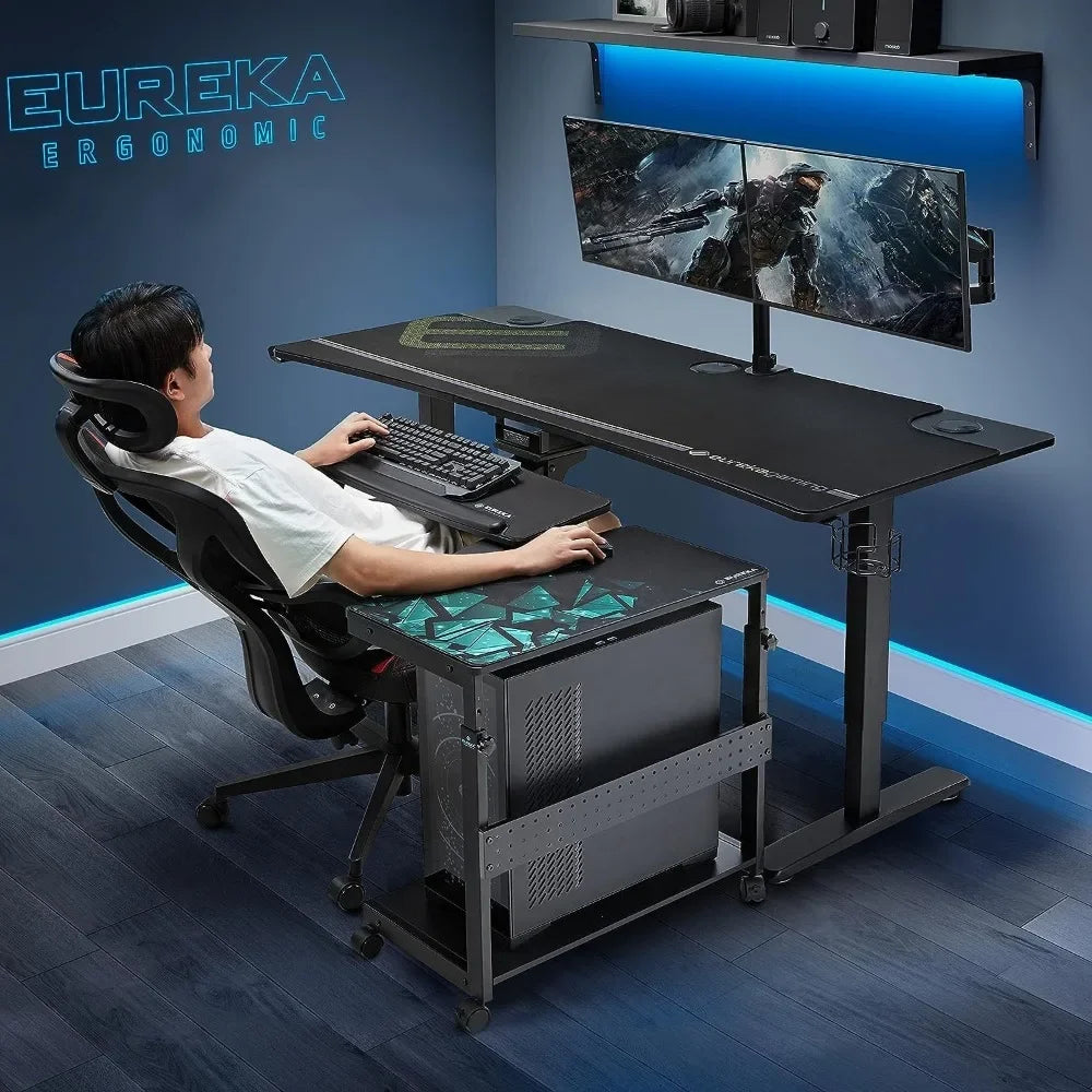 ANGDUO  63-Inch Adjustable Gaming Desk