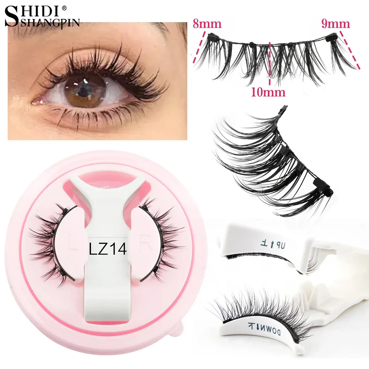 Fluffy Magnetic Eyelash Set