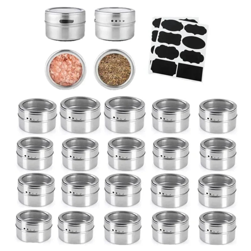 Stainless Steel Spice Tin Rack