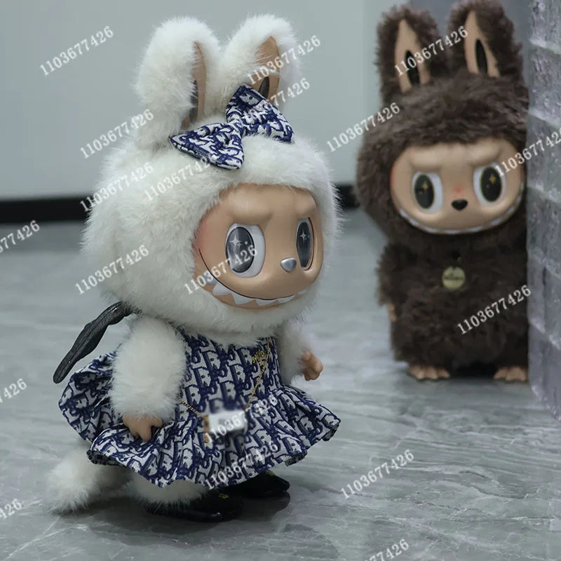 POP MART Labubu Doll Angel Zimomo Outfit