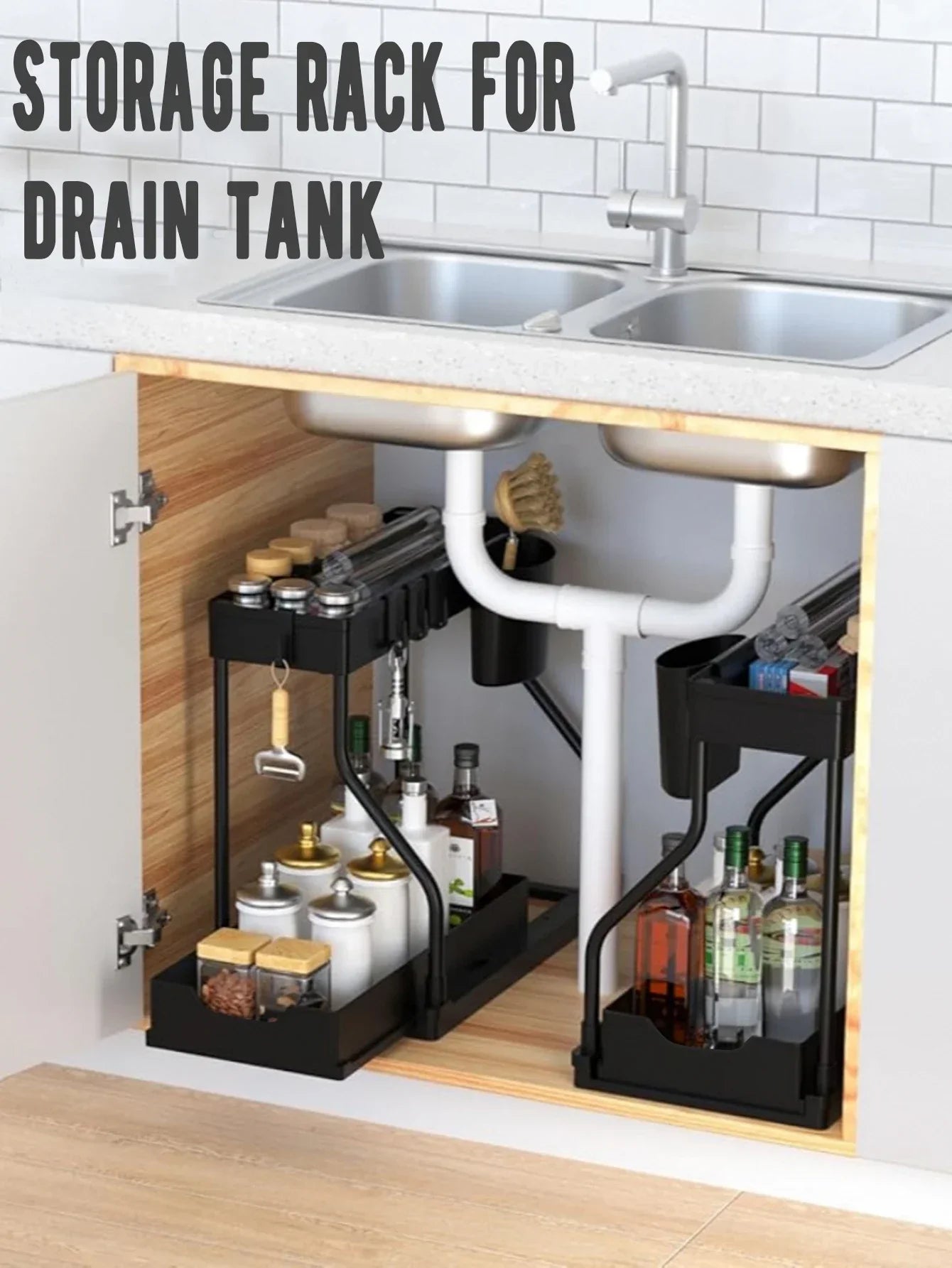 Kitchen Bathroom Storage Drawer