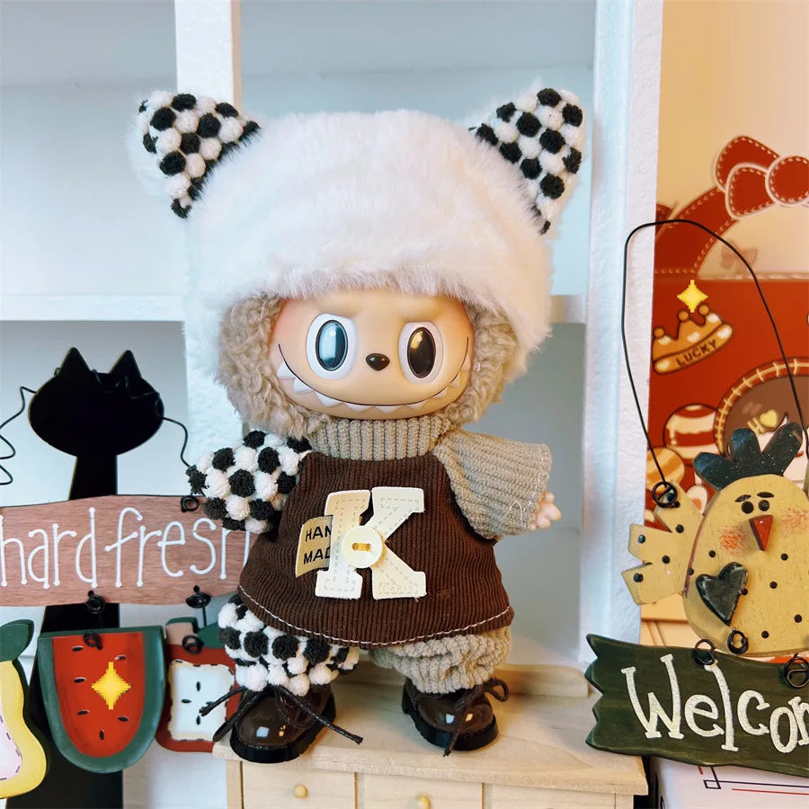 Labubu Mini Doll Clothes Set