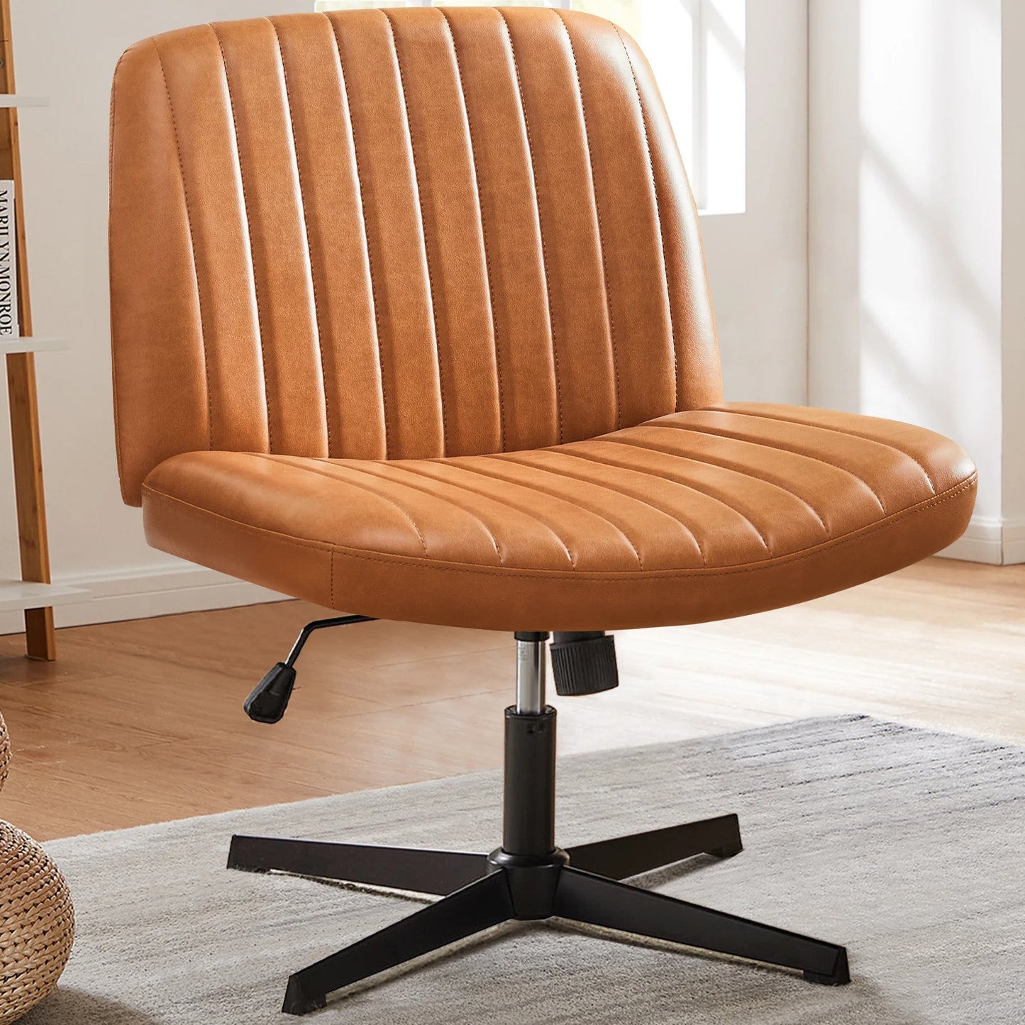 JHK Cross-Legged Rocking Office Chair