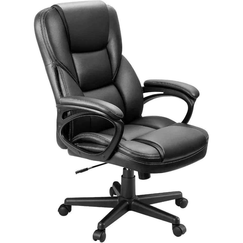 High-Back PU Leather Office Chair