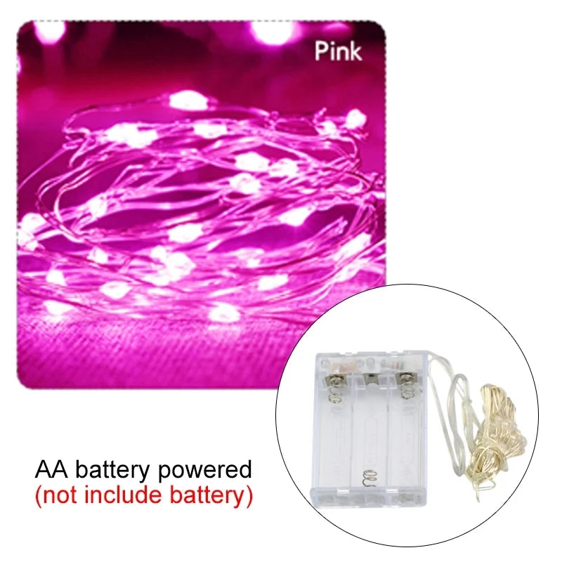 Copper Wire LED String Lights