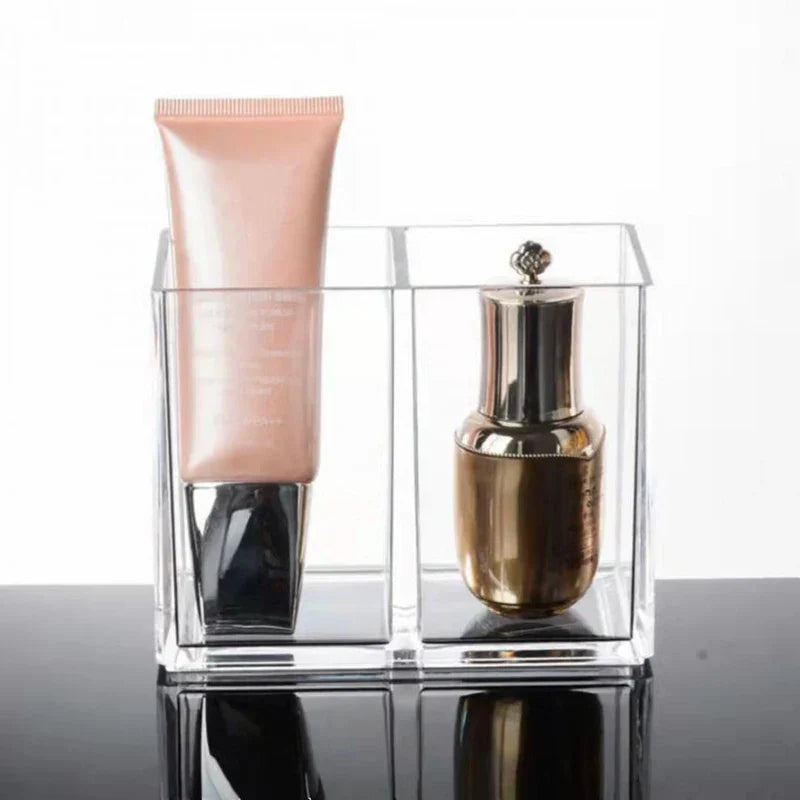 2-Grid Transparent Brush Organizer