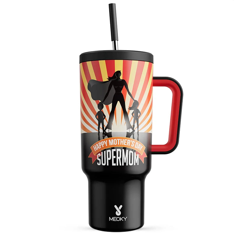 Meoky 40oz Insulated Mug Tumbler