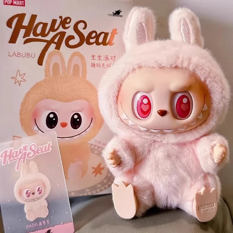 Labubu 2nd Gen Sitting Plush Keychain