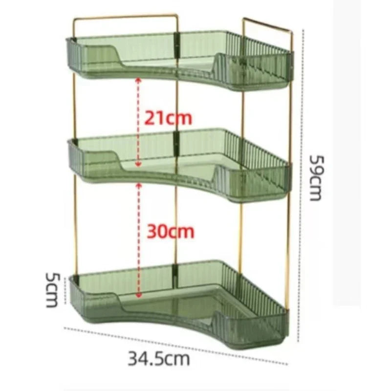 Luxury Corner Cosmetic Storage Rack