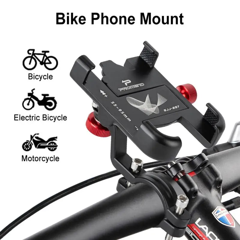 GOLDFOX Aluminum Alloy Bike Phone Holder