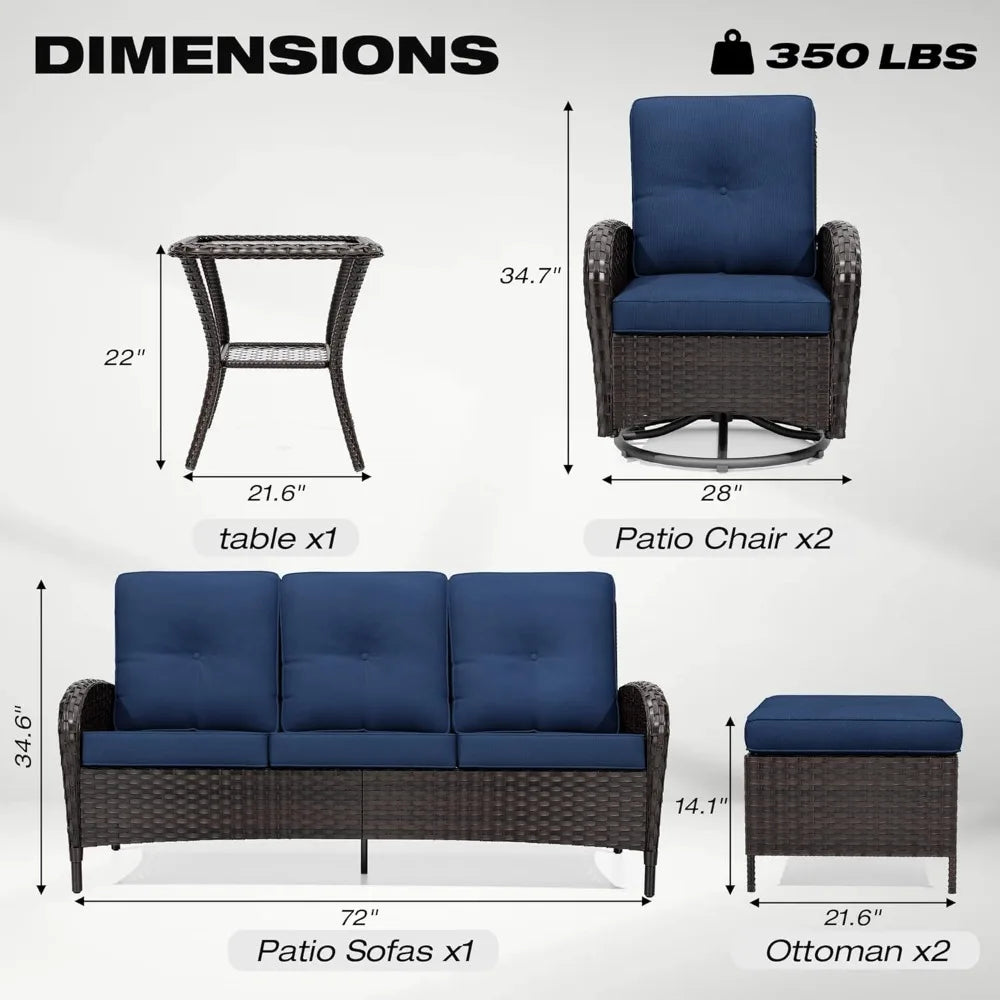 6-Piece Outdoor Patio Set