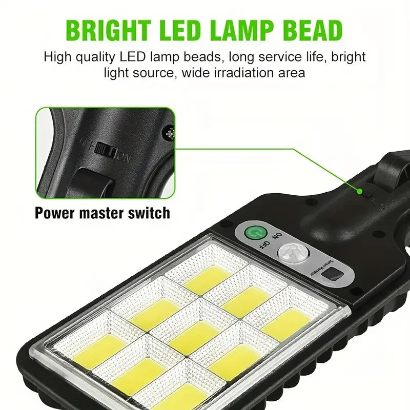 108 LED Solar Security Light