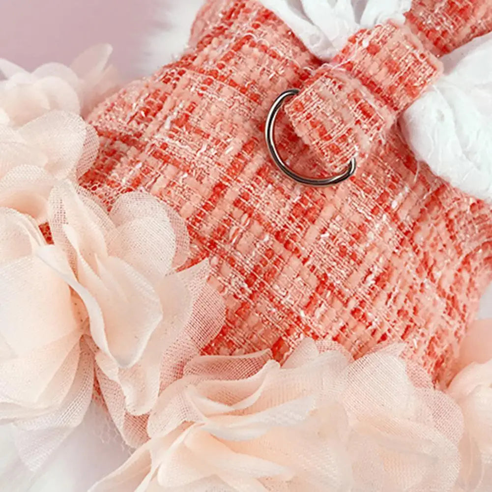 Cotton Rabbit Dress Leash Set