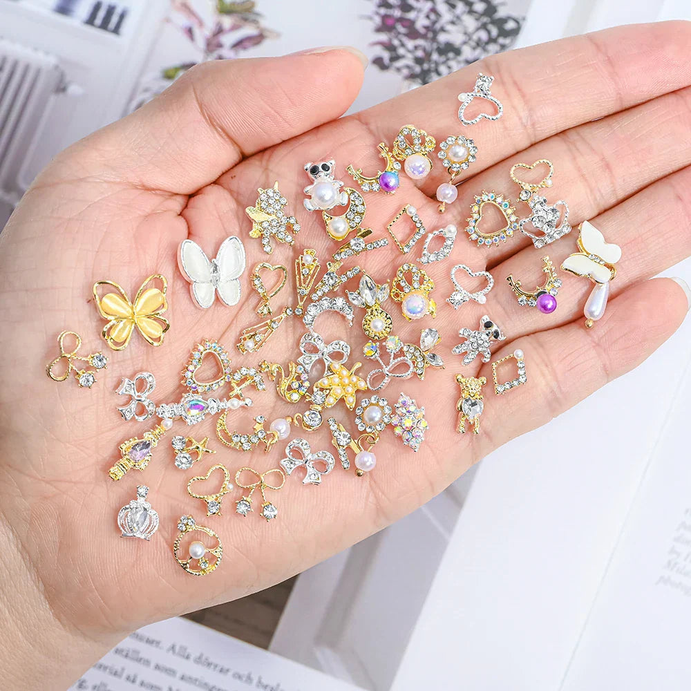 50pcs 3D Nail Art Charms