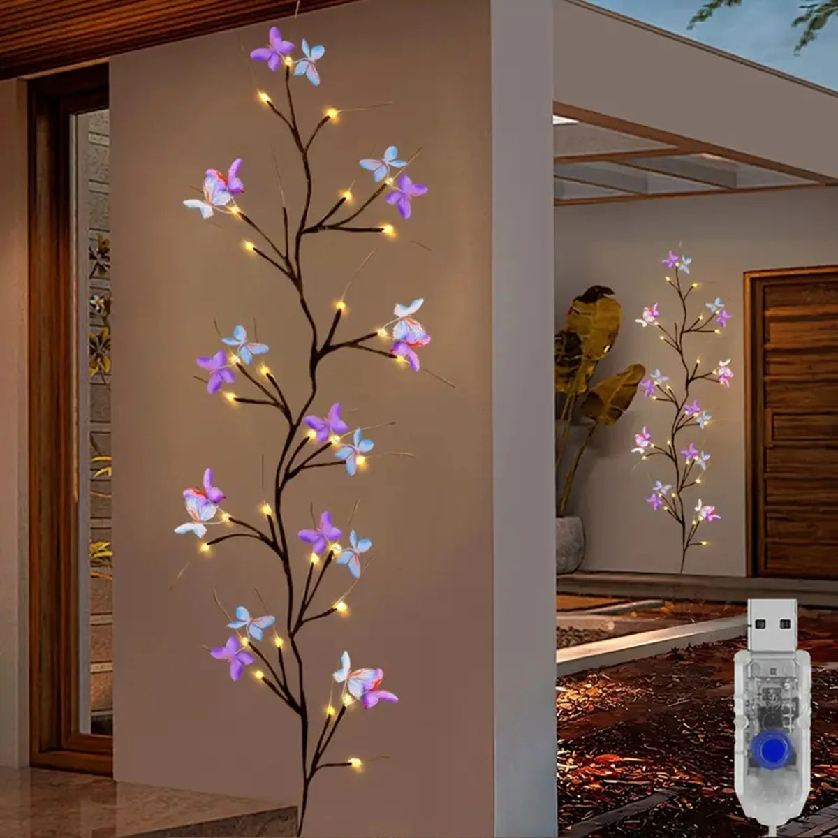 Peach Forest Enchanted Willow Vine Light