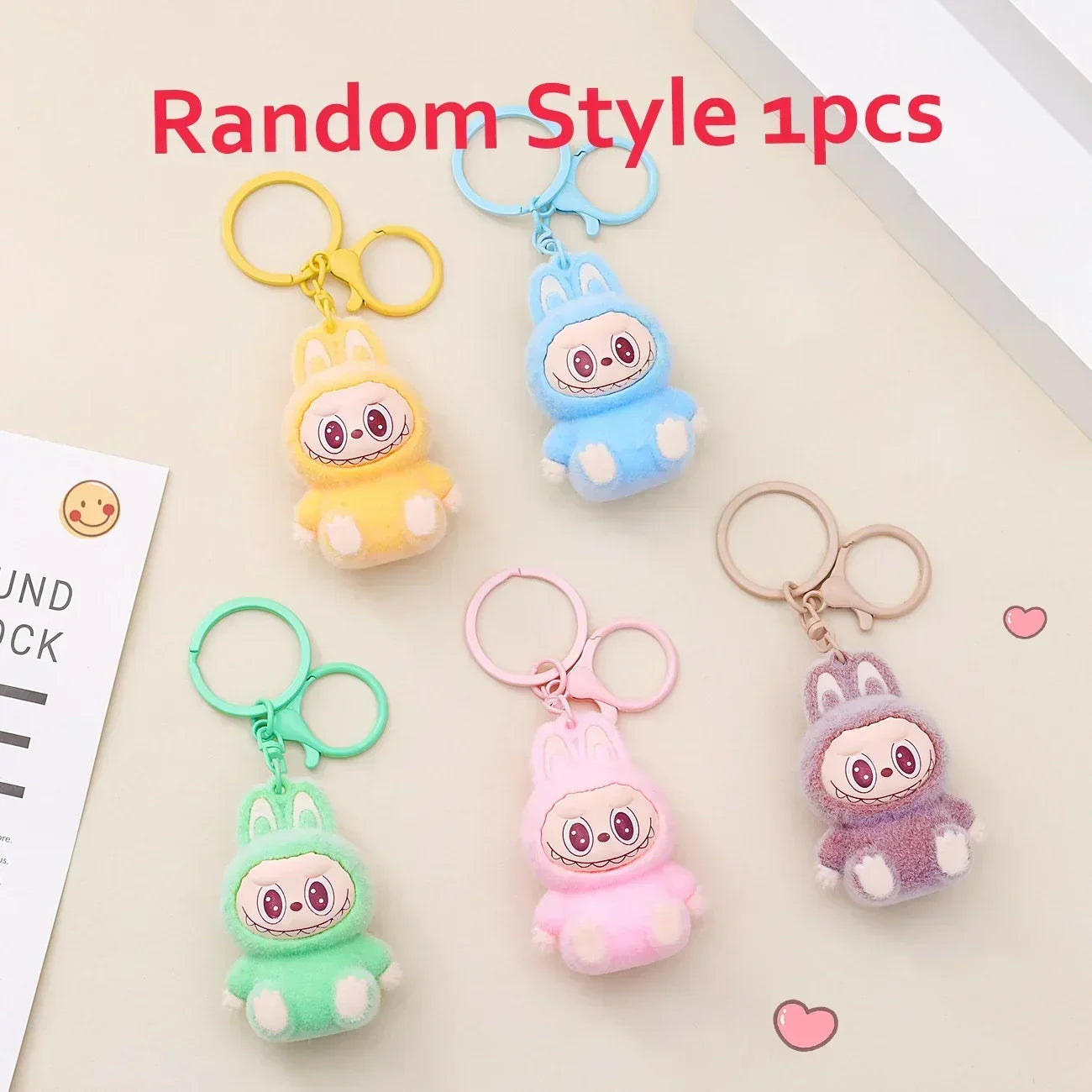 Labubu Keychain Blind Bag The Monsters Vinyl Face Doll